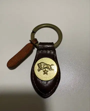가죽제 일비종떼 키링