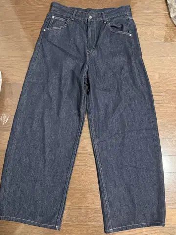 UNIQLO 배기 커브 진 유니클로 데님 여성용 27cm