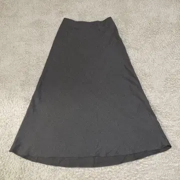 ZARA 그레이 플레어 롱 스커트 XS