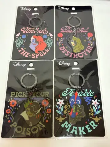 [ 가격 인하 ] 디즈니 프린세스 빌런즈 페이스 키링