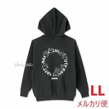 치이카와 (먼작귀) 여성용 지퍼 후드티 LL 사이즈 시마무라 아베일