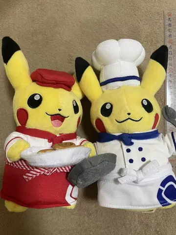 봉제 인형 포켓몬 Cafe 셰프 피카츄 웨이트리스 피카츄