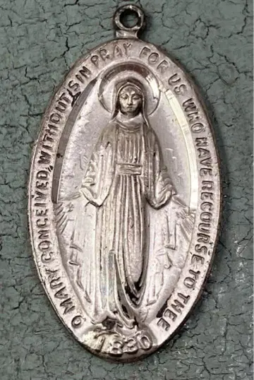 [J-20] STERLING / 6.5g 성모 마리아 프랑스 빈티지