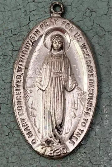 [J-20] STERLING / 6.5g 성모 마리아 프랑스 빈티지