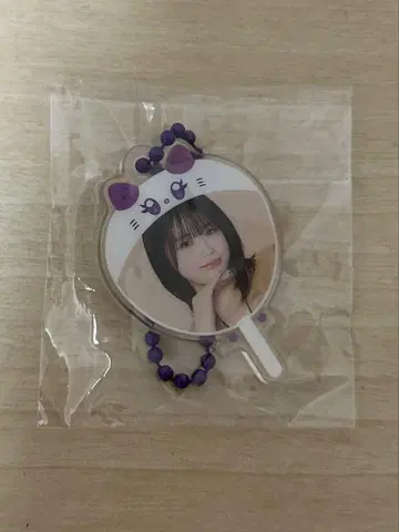 ME:I 사사키 코코나 아리투어 캡슐 토이 부채 키링