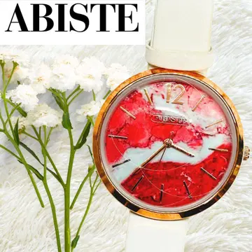 작동 ABISTE 손목시계 대리석 여성용 새상품 미사용