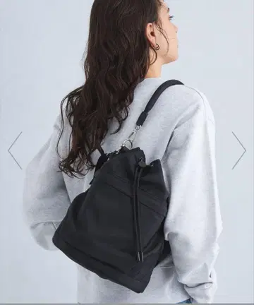 [ 미사용 새상품 ] UNITED ARROWS 하 포켓 드로스트 백