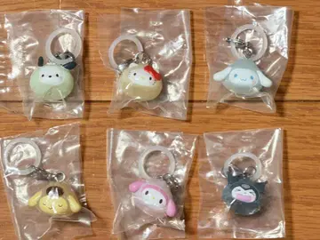 산리오 나리키리만 메지루시 액세서리 전 6종 컴플리트 세트