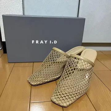[ 새상품 ] 프레이 아이디 FRAY.ID 메쉬 뮬 샌들 S 사이즈