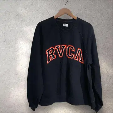 RVCA 와펜 로고 맨투맨 트레이닝복 사이즈 XS
