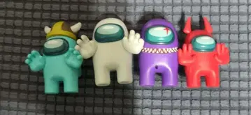 어몽어스 미니 피규어 4체 세트