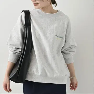 SLOBE IENA 2024AW 자수 로고 레이어드 디자인 맨투맨