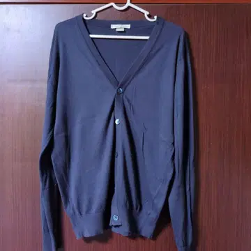 JOHN SMEDLEY 네이비 가디건 긴팔