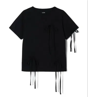 soduk 스도크 ribbons short sleeve shirt