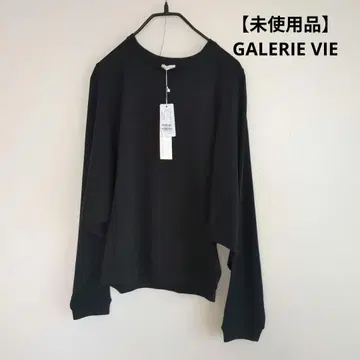 [ 미사용품 ] GALERIE VIE 투모로우랜드 블랙 긴팔 상의 F