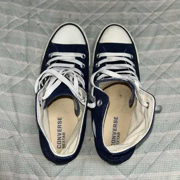 CONVERSE 네이비 하이컷 스니커즈