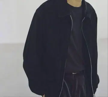 [LIDNM] SUPER SOFT SHEEP SUEDE ZIP