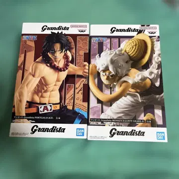 원피스 Grandista 루피 니카 에이스 피규어