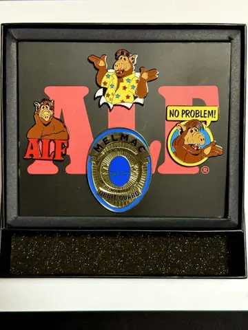 알프 ALF 에나멜 핀 배지 세트 80s 레트로