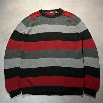 90s border knit sweater punk grunge y2k