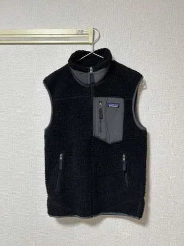 patagonia 레트로X 베스트 XS 블랙/그레이