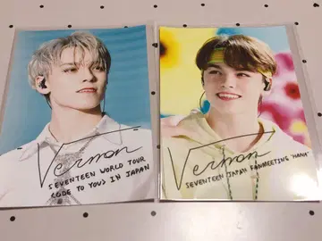 SEVENTEEN 로손 프린트 버논 14장 세트