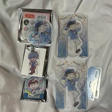 오소마츠 6쌍둥이 캔두 10주년 카라 굿즈 묶음 판매 5점