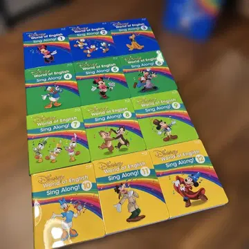 DWE 최신 버전 Sing Along! 블루레이 전 12장 세트