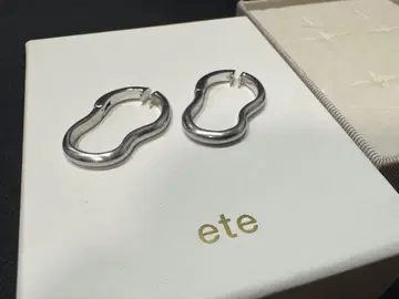 ete 허그 귀찌 실버 925 양쪽 귀용