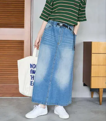 클라이밍 데님 스커트