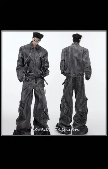 ARGUECULTUE 데님 카고 팬츠