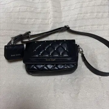 로제 뮤즈 퀼팅 숄더백