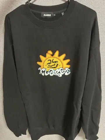 XLARGE 블랙 맨투맨 M