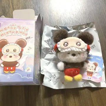 TOPTOY x 디즈니 니코리 파자마 봉제 인형 키링
