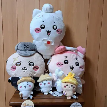 압축 무 치이카와 봉제 인형 6개 묶음 판매