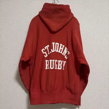 [ 레어 ] 챔피온 리버스 위브 단색 택 70s 후드티 빈티지