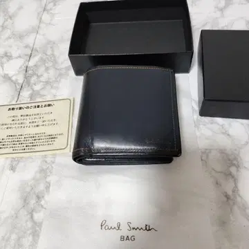 [ 새상품급 ] Paul Smith 3단 폴더형 지갑 네이비