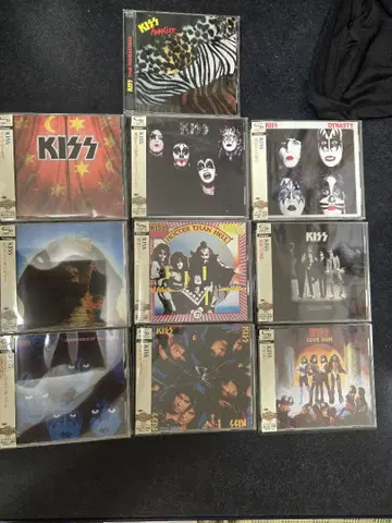 KISS CD 컬렉션 9장