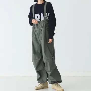 BEAMSBOY US ARMY 오버 팬츠 카키