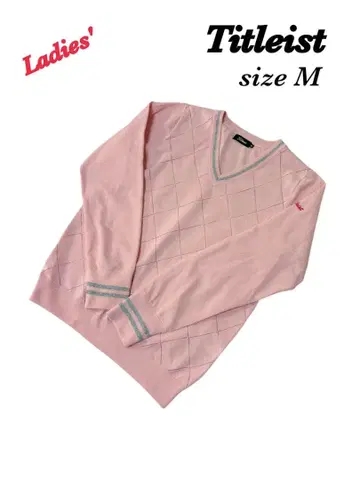 Titleist 타이틀리스트 니트 스웨터 여성용 M 핑크 골프