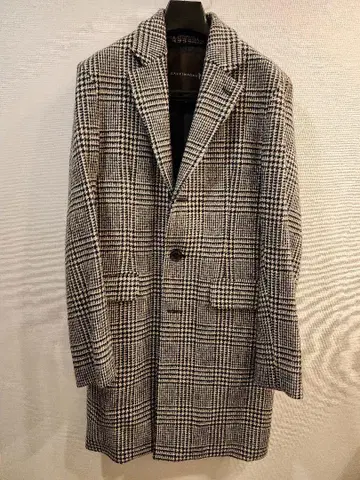 MACKINTOSH 체스터 코트 38 사이즈 글렌체크