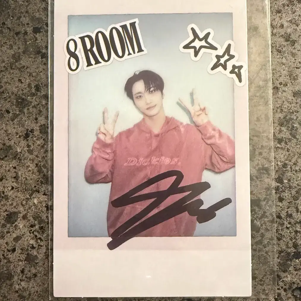 Ateez 8ROOM Pop-up Signature Print Polaroid Seonghwa #에이티즈