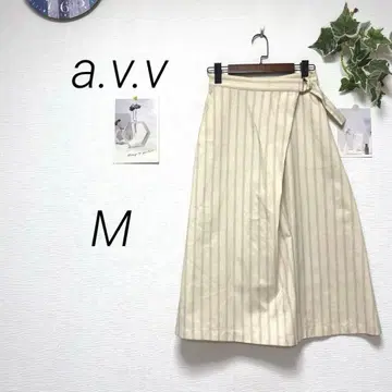 10401 a.v.v 아베베 와이드 팬츠 M 가우초 팬츠
