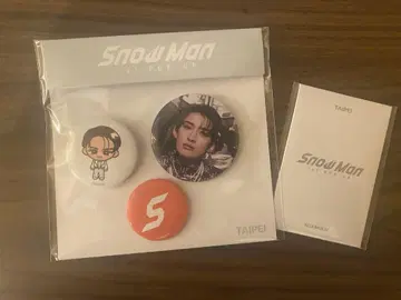 Snow Man 무카이 코지 타이베이 포토 카드 C 캔뱃지