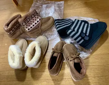 [ 새상품 미사용 ] 어그 부츠 숏부츠 복슬복슬 24.5~25