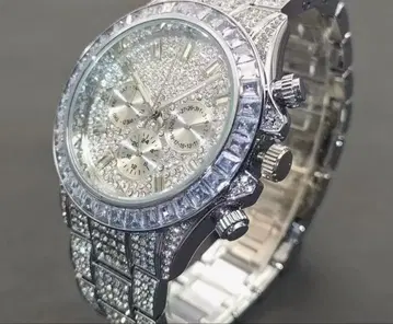 경이로운 6가지 색상 전개 ICED OUT WATCH 블링블링 손목시계