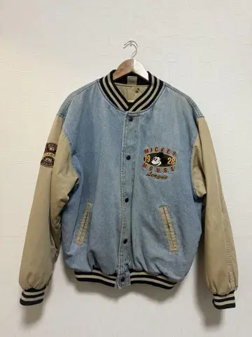 디즈니 미키마우스 바시티 자켓