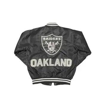 RAIDERS 나일론 바시티 자켓