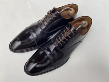 REGAL 브라운 스트레이트 팁 가죽 비즈니스 드레스 신발