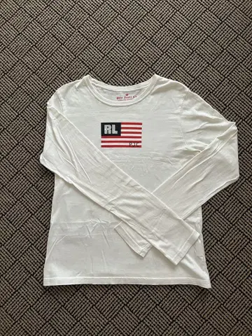 Polo Jeans Co. 미국 국기 긴팔 티셔츠